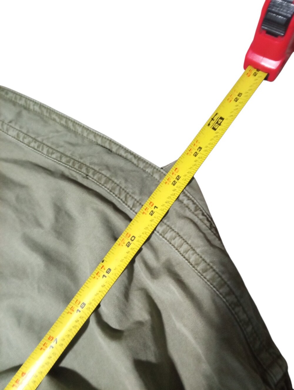 Anthropologie Green Button Front Elastic Waist Pocket Cinched leg Jumpsuit Large - Picture 8 of 10